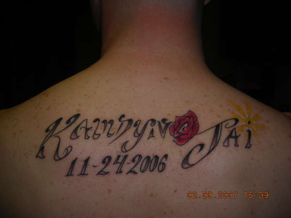 tribute to my daughter tattoo