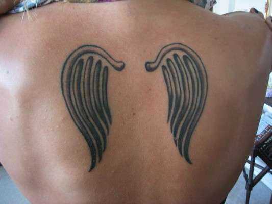 wings tattoo