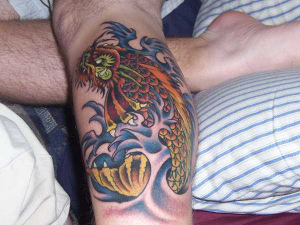 koi-dragon tattoo