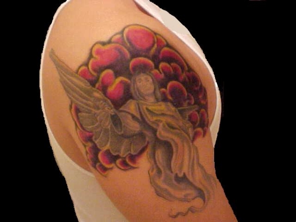 Angel tattoo