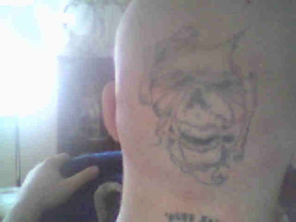 the back of my head tattoo