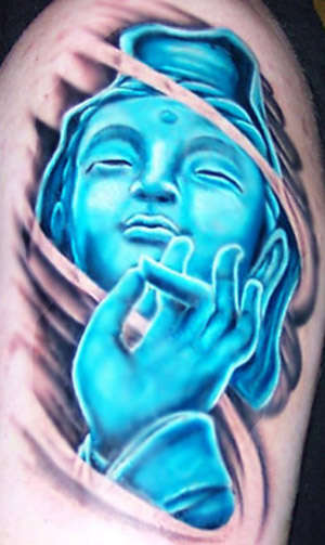 Brandon's Bodhisattva tattoo
