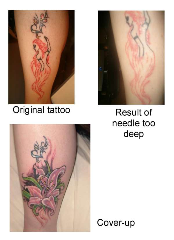 Lily cover up tattoo