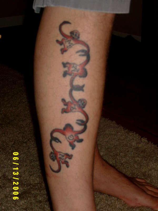 Mazon's Monkeys tattoo