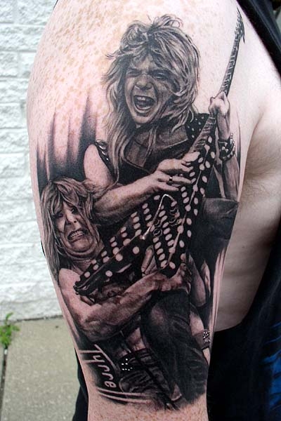Ozzy and Randy tattoo