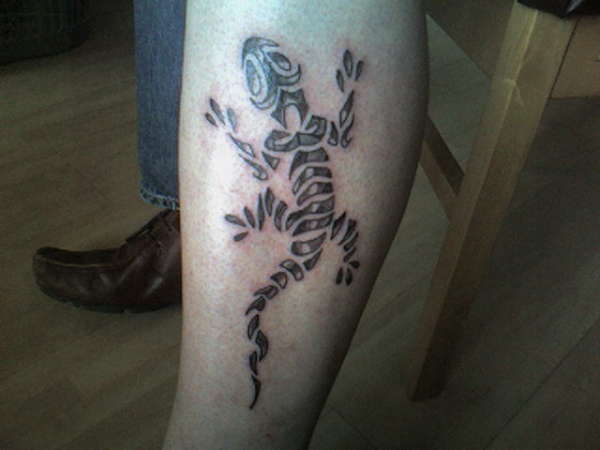shanes lizard tattoo