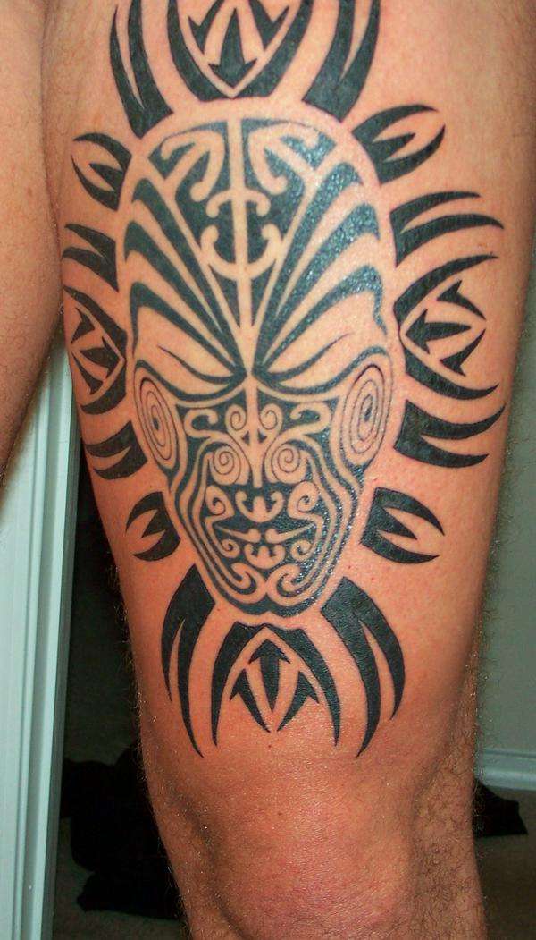 Maori Sun by Designs by Dana, Cincinnati, OH tattoo