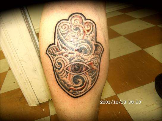 Hamsa tattoo