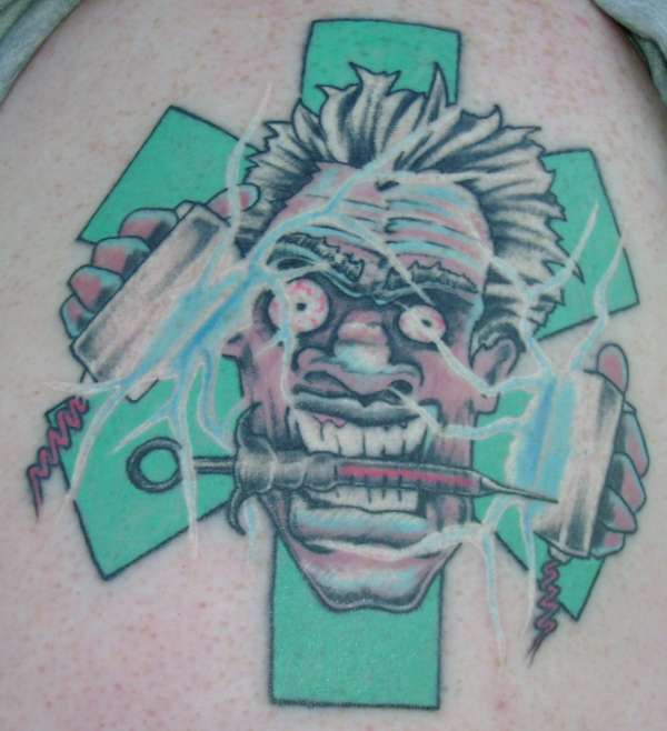 Mad Scientist Paramedic tattoo