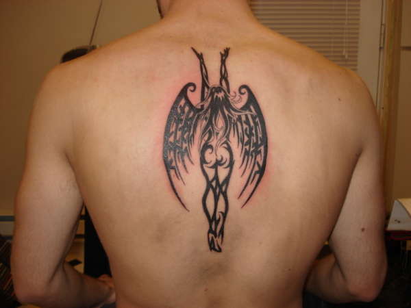 arc-ange dans mon dos tattoo