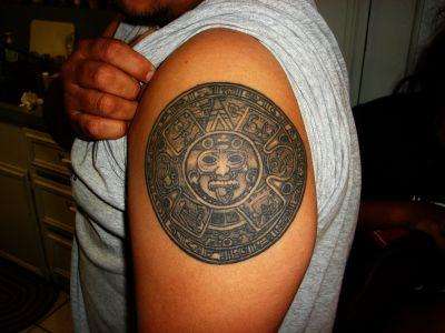 AZTEC CALANDER tattoo
