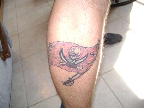Bucs Logo tattoo