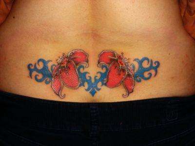 FLOWERY BACKPIECE tattoo