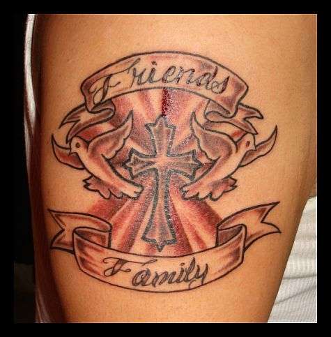 FRIENDS AND FAMILY tattoo