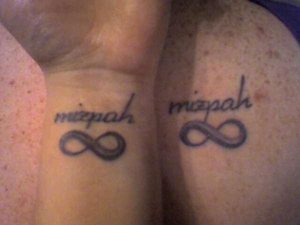 Matching Infinity w/Mizpah Tats tattoo