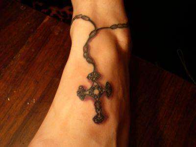 ROSARY ANKLET tattoo