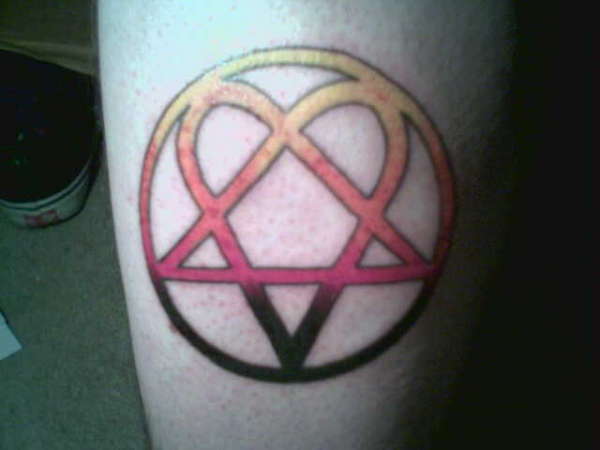 Heartagram tattoo