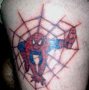 spiderman.... tattoo