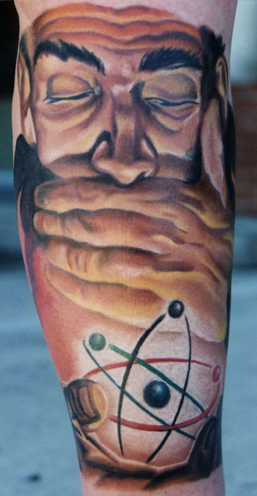 Nuclear Contemplation tattoo
