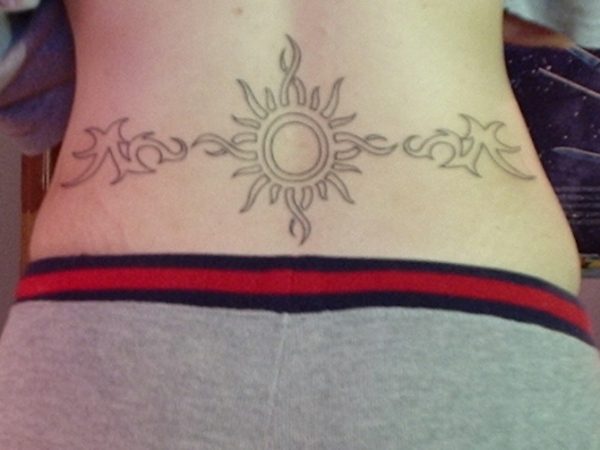 Tribal with Sun tattoo