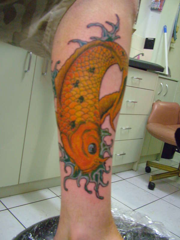 Coy Fish tattoo