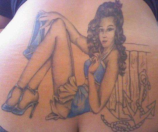 Pin-up Girl tattoo