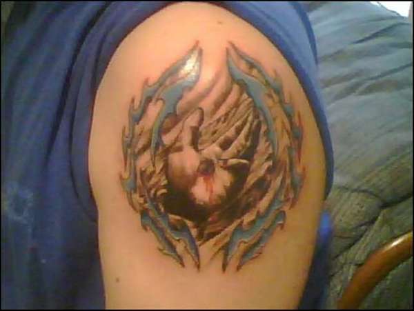 Jesus's Hand tattoo