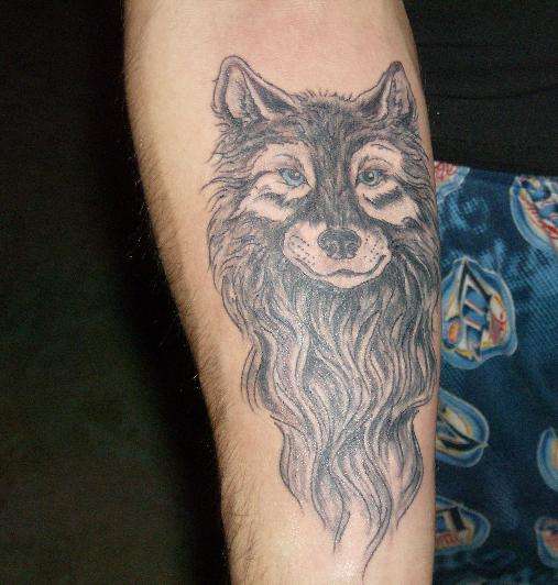 THE WOLF tattoo