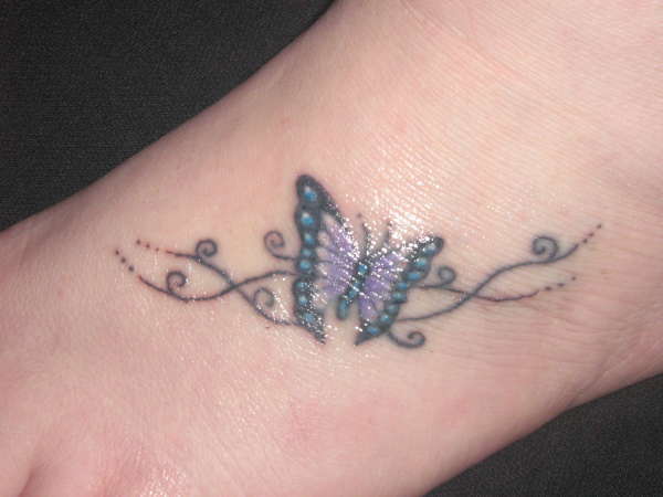 pretty butterfly tattoo