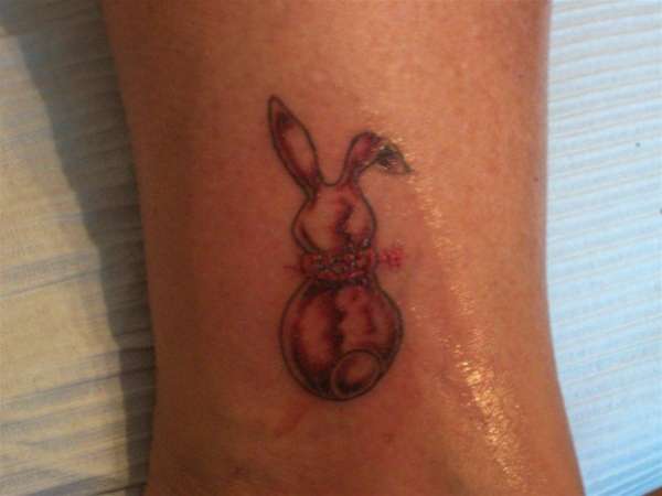 Bunny with Bling tattoo