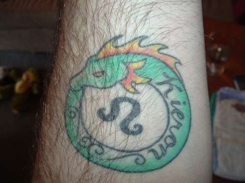 Dragon Medallion tattoo