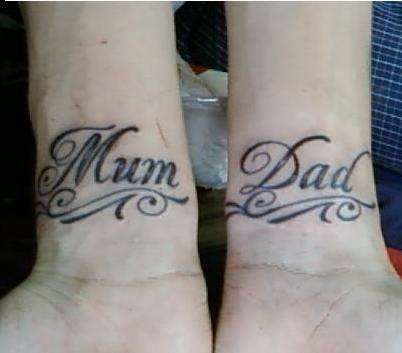 Mum & Dad Tattoo tattoo