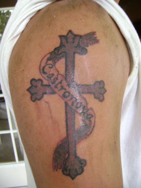 Cross tattoo