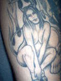 devil girl tattoo