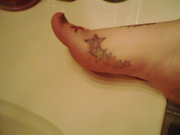 Shooting stars Cont. tattoo