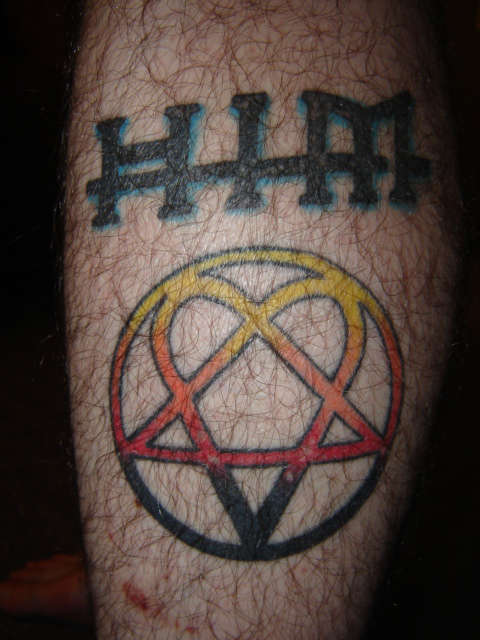 Heartagram Addition tattoo