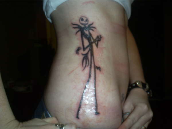 Jack Skeleton tattoo.