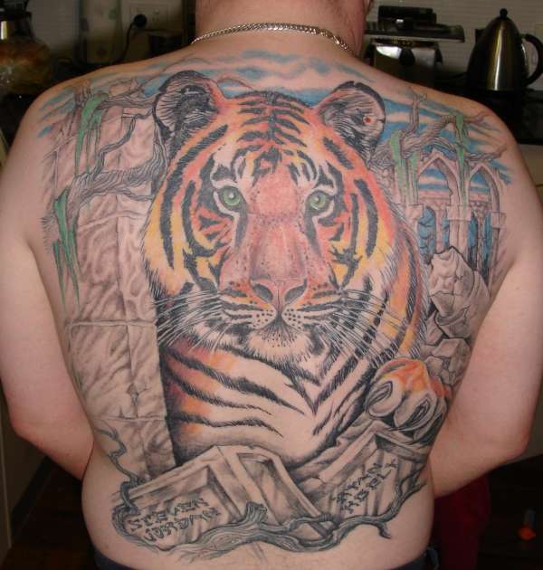 tiger backpiece updated tattoo