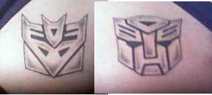 Transformers tattoo tattoo