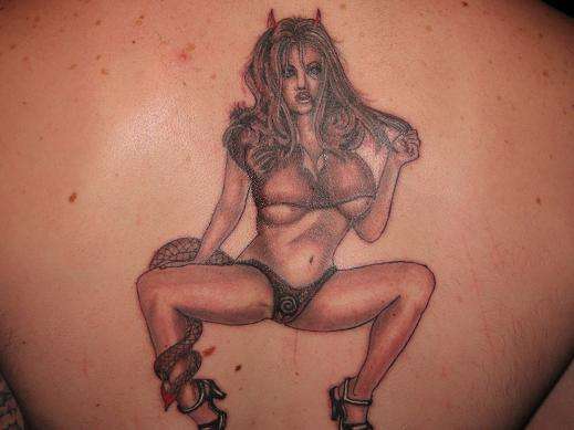 devil chick tattoo