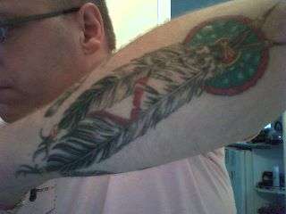 Apache feathers of war tattoo