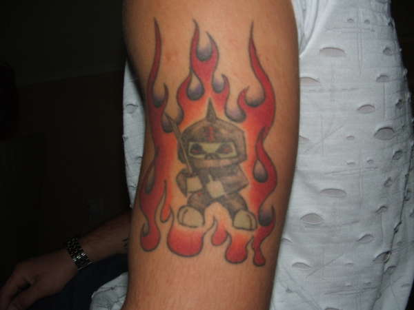 Samurai Mutant Pig on Fre tattoo
