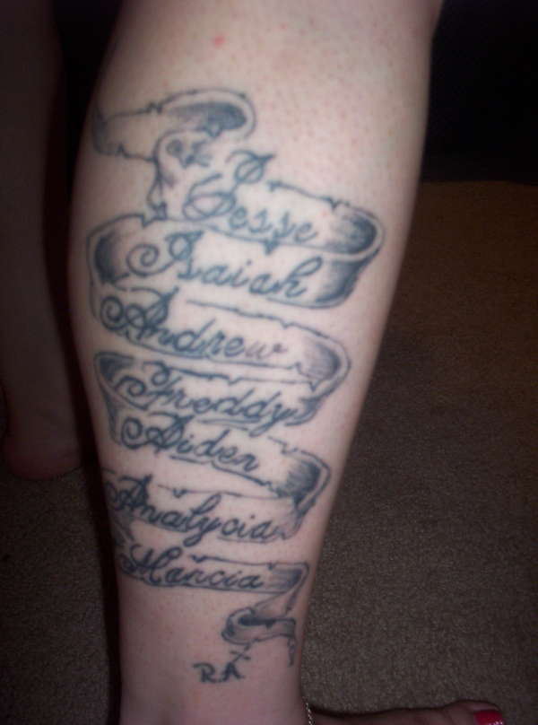 FAMILY BANNER tattoo