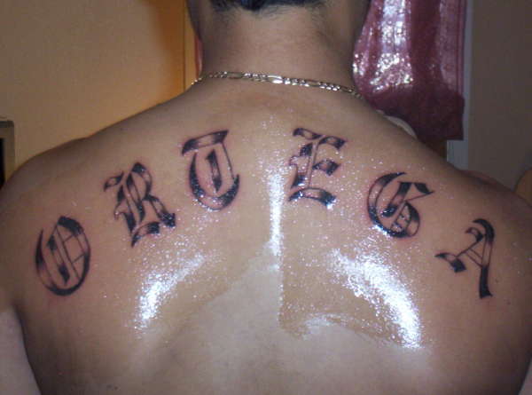 ORTEGA tattoo
