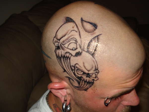 Skull on Skull tattoo