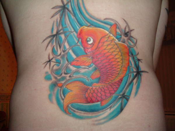 FIRST KOI tattoo