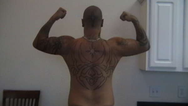 My Back...notice the head! tattoo