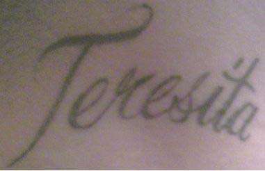 Teresita tattoo