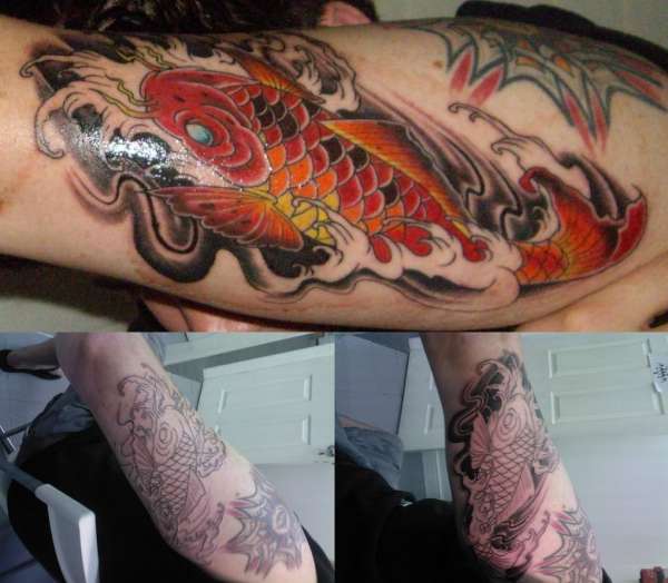 becks Koi tattoo