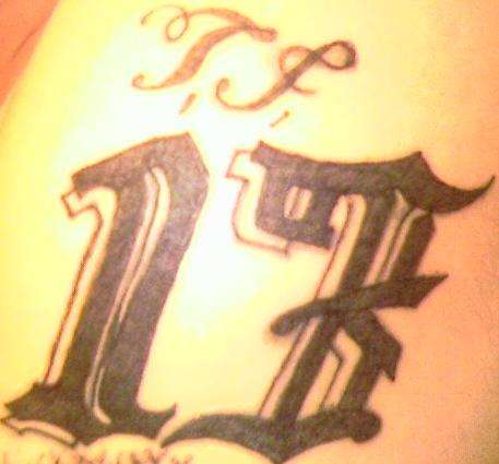 number 13 tattoo